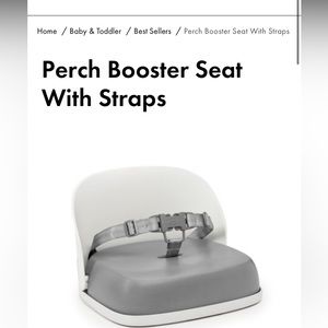 Perch Booster Seat with Straps